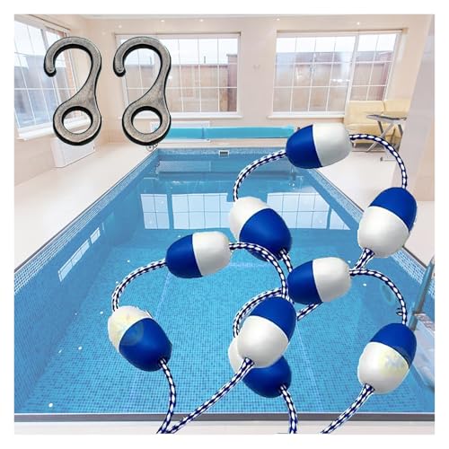 Verstellbares Pool-Sicherheitsseil, schwimmende Trennlinie für Private, gewerbliche und Private Pools, Hotels, Familienpools mit E von Generic