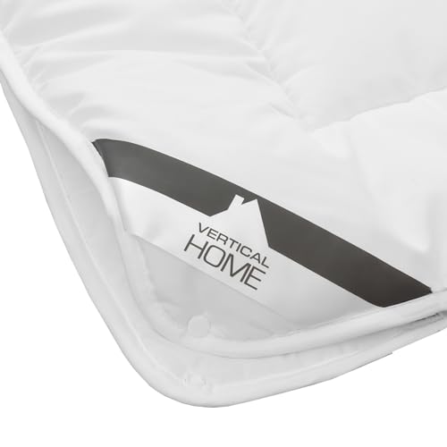 Vertical Home 4-Jahreszeiten-Steppdecke 135x200 - Atmungsaktive Bettdecke mit Druckknöpfen - Anpassbar an Jahreszeiten - Waschbar bis 60° - Allergikerfreundlich - Ökotex Standard 100 von Generic
