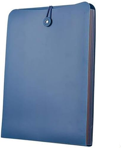 Verticl Expnding Ccordion Mappe Mit 7 Taschen Pperwork Orgnizer Document Wllet Briefcse Business File Orgnizer Bg Elstic Seilverschluss, Blue, 9.8 * 0.9 * 13.4inch Verticl Expnding Ccordion Mappe Mit 7 Taschen Pperwork Orgnizer Document Wllet Briefcse Business File Orgnizer Bg Elstic Seilverschluss, Blue, 9.8 * 0.9 * 13.4inch von Generic