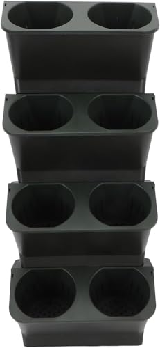 Vertikaler Gartenblumenbehälter Kratzfester Wandbehang Pflanzgefäß Leichter Outdoor-pflanzer, Dark Green Vertikaler Gartenblumenbehälter Kratzfester Wandbehang Pflanzgefäß Leichter Outdoor-pflanzer, Dark Green von Generic
