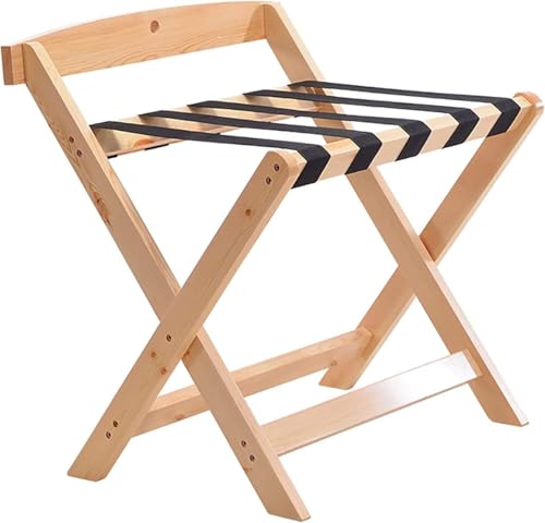 Vertikales Gepäckregal, Hotel Koffer Halter Reisetasche Unterstützung Gästezimmer Leder Holz Gepäckständer Aufbewahrungsregal Möbel Landung Regal Tablett Rack, Beige Vertikales Gepäckregal, Hotel Koffer Halter Reisetasche Unterstützung Gästezimmer Leder Holz Gepäckständer Aufbewahrungsregal Möbel Landung Regal Tablett Rack, Beige von Generic