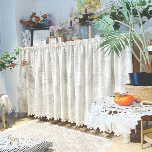 Vintage Schrankvorhang Beige Staubdichter Schrank Vorhang für Küche und Schlafzimmer Regal Vorhang mit Quaste Haken Scheibengardinen Boho Haus Dekoration Atmungsaktiv Vintage Schrankvorhang Beige Staubdichter Schrank Vorhang für Küche und Schlafzimmer Regal Vorhang mit Quaste Haken Scheibengardinen Boho Haus Dekoration Atmungsaktiv von Generic