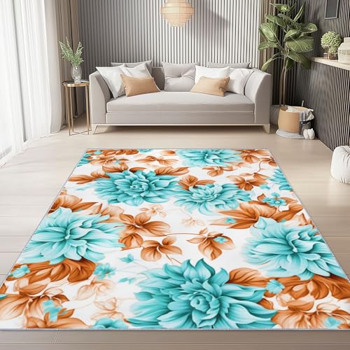 Vintage Waschbarer Teppich Wohnzimmer 60 x 110 cmKurzflor rutschfest Leichter Luxus-Marmor mit Goldmuster Teppich Weich Teppiche mit Druckmuster für Schlafzimmer, Esszimme Goldweiß Vintage Waschbarer Teppich Wohnzimmer 60 x 110 cmKurzflor rutschfest Leichter Luxus-Marmor mit Goldmuster Teppich Weich Teppiche mit Druckmuster für Schlafzimmer, Esszimme Goldweiß von Generic