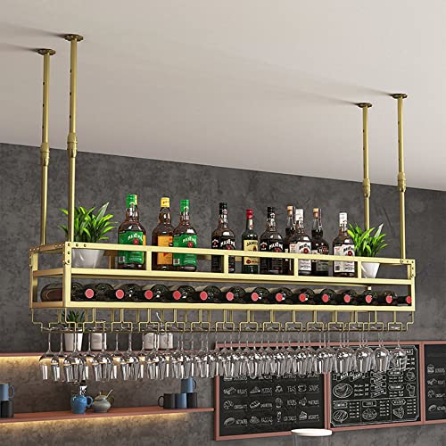 Vintage-Weinflaschenhalter für Bar- oder Café-Vitrinen im Industriestil mit Glashalter - perfekt für Wohnkultur oder gewerbliche Nutzung Vintage-Weinflaschenhalter für Bar- oder Café-Vitrinen im Industriestil mit Glashalter - perfekt für Wohnkultur oder gewerbliche Nutzung von Generic