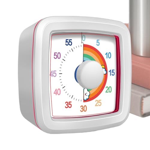 Visueller Timer Für Kinder | Countdown Uhr Mit Großen Zahlen Für Kinder Und Erwachsene,Lautloser Zeitmanager Für Unterricht Büro Haushalt Prüfungsvorbereitung Lernen von Generic