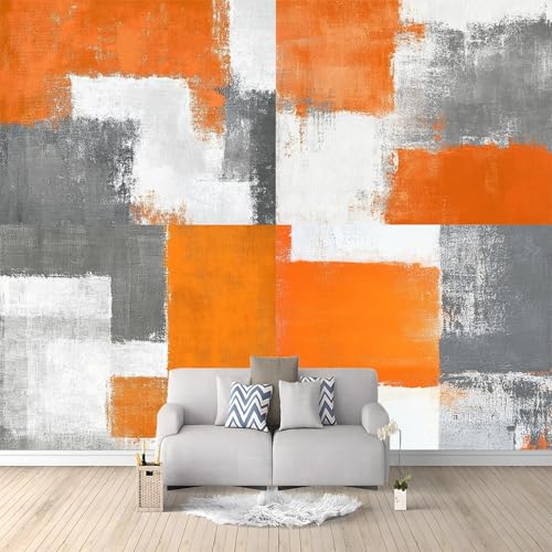 Vlies Fototapete Abstraktes geometrisches Muster Fototapete Schlafzimmer Wohnzimmer Orange Grau Vliestapete Wandtapete Fototapeten Bildtapete 3d Effekt Wand Dekoration 400 x 280 cm Vlies Fototapete Abstraktes geometrisches Muster Fototapete Schlafzimmer Wohnzimmer Orange Grau Vliestapete Wandtapete Fototapeten Bildtapete 3d Effekt Wand Dekoration 400 x 280 cm von Generic