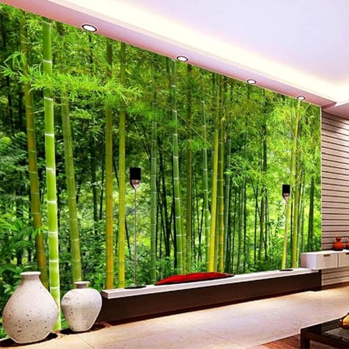 Vlies Fototapete Grüner Bambus 3D Effekt 400x280 Japanisch Foto Tapete Schlafzimmer Wohnzimmer Moderne XXL Wandtapete Groß Vliestapete Fototapeten Poster Wand Dekoration a-2038 Vlies Fototapete Grüner Bambus 3D Effekt 400x280 Japanisch Foto Tapete Schlafzimmer Wohnzimmer Moderne XXL Wandtapete Groß Vliestapete Fototapeten Poster Wand Dekoration a-2038 von Generic