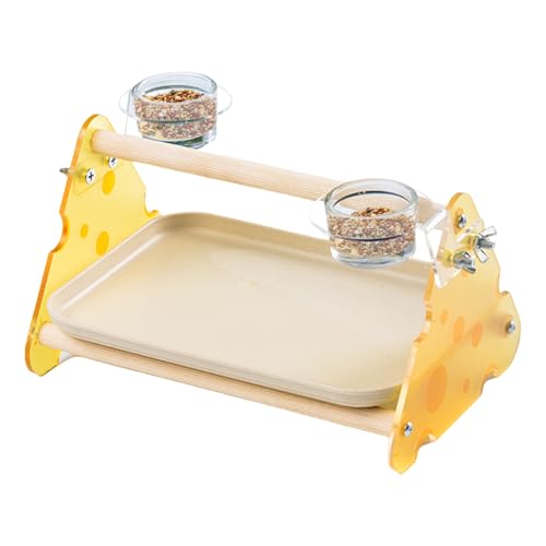 Vogel-Trainingsständer – -Tisch-Laufstall | Vogel-Desktop-Laufstall mit herausnehmbarem Tablett für Sittiche, Sittiche, Lovebirds Finken Vogel-Trainingsständer – -Tisch-Laufstall | Vogel-Desktop-Laufstall mit herausnehmbarem Tablett für Sittiche, Sittiche, Lovebirds Finken von Generic