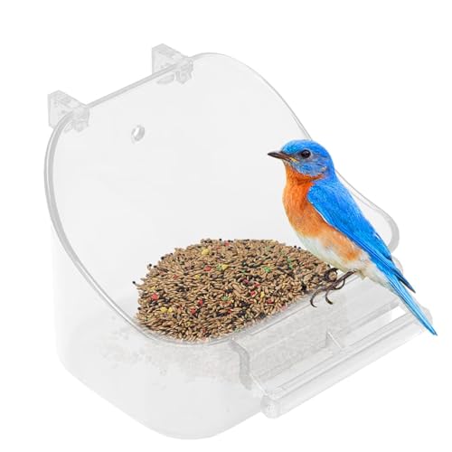 Vogelbad für Käfig – Badezimmer-Box für Vögel mit Doppelhaken | Multifunktionale Duschkabine für Papageien, Badewanne für Papageien, für Vögel, Myna Lovebird von Generic