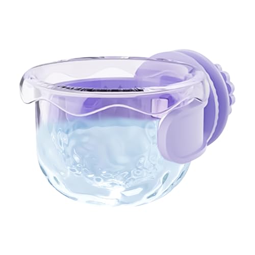 Vogelkäfigfuttermittel - Fütterungsgerichte, Anti -Spill Water Bowl | Einfache saubere Vogelkäfigschale für Macaw Cockatiel Outdoor Vaveary Garten Reiseträger Trinkzubehör Lebensmit von Generic