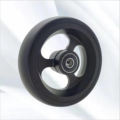 Vordere Rollen, 4-zoll-5-zoll-rollstuhlräder, Pu-solide Rollstuhl-vorderräder, Ersatzrollenrollen, Universal-Rollstuhl-ersatzradzubehör, Black, 100mm/4in Vordere Rollen, 4-zoll-5-zoll-rollstuhlräder, Pu-solide Rollstuhl-vorderräder, Ersatzrollenrollen, Universal-Rollstuhl-ersatzradzubehör, Black, 100mm/4in von Generic