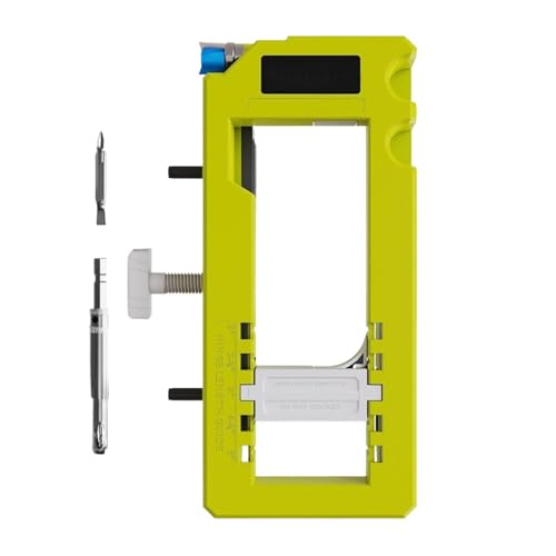 Vorlage für Türscharnierrouter | Scharnier-Montage-Set | Installationsset für Türriegel mit Scharniervorlage | Meißelscharnierwerkzeug für Vorlage für Türscharnierrouter | Scharnier-Montage-Set | Installationsset für Türriegel mit Scharniervorlage | Meißelscharnierwerkzeug für von Generic