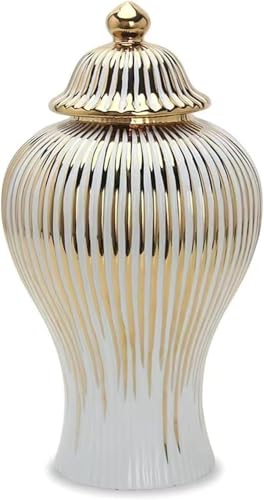 Vorratsglas, Keramik, Kosmetikbehälter, Schmuckglas, Kunst Dekorative Ingwerglas Vase Home Room Dekoration, Pink Silver, H11.8 inch Vorratsglas, Keramik, Kosmetikbehälter, Schmuckglas, Kunst Dekorative Ingwerglas Vase Home Room Dekoration, Pink Silver, H11.8 inch von Generic