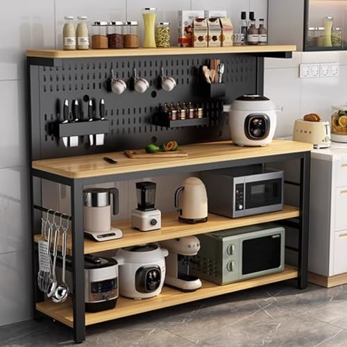 Vorratsschrank KüChe, Bar-Aufbewahrungsschrank, KüChenvorratskammer Mit Arbeitsplatte for Tassen, Kaffeemaschine, Toaster von Generic