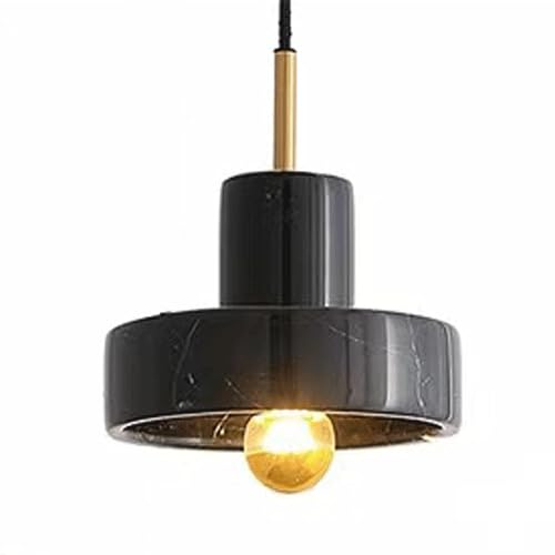 WGFJKI Kronleuchter aus Marmor im nordischen Stil, Hängelampe mit E27-Sockel, kreativer und personalisierter Lampenschirm, Deckenbeleuchtung für Bar und Balkon (oder WGFJKI Kronleuchter aus Marmor im nordischen Stil, Hängelampe mit E27-Sockel, kreativer und personalisierter Lampenschirm, Deckenbeleuchtung für Bar und Balkon (oder von Generic