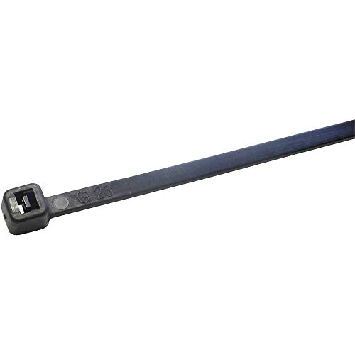 WKK Kabelbinder 7.6x370 schwarz Polyamid 6.6 - UV-beständig Inhalt: 100 Stück von Generic