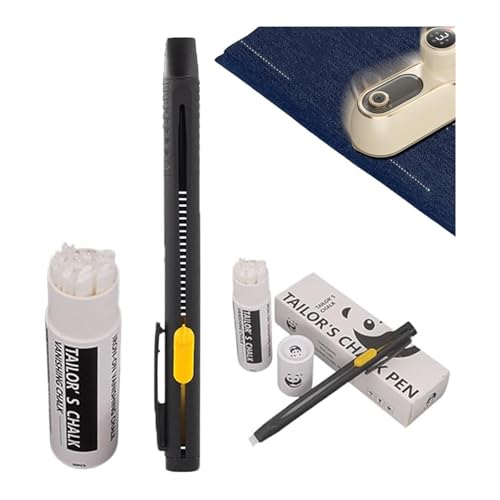 Wärmelöschbarer Stoffmarker zum Nähen, Sticken, Quilten, waschbare, wärmelöschbare Stifte für Stoff, Kreide, Wäschemarker, Stift für viele Stoffe, DIY-Nähwerkzeuge für Baumwolle, Strickstoffe Wärmelöschbarer Stoffmarker zum Nähen, Sticken, Quilten, waschbare, wärmelöschbare Stifte für Stoff, Kreide, Wäschemarker, Stift für viele Stoffe, DIY-Nähwerkzeuge für Baumwolle, Strickstoffe von Generic