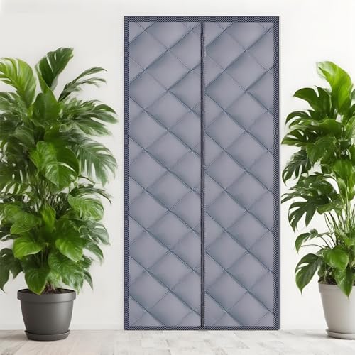 Wärmeschutzvorhang, Magnetische Thermo Türvorhang, Wintern Kälteschutz Warm Halten Baumwolle Vorhang, Wasserdicht Zum Türen, Türabdeckung für Schlafzimmer, Küche Balkone 70-260cm(Gray,110x200cm) Wärmeschutzvorhang, Magnetische Thermo Türvorhang, Wintern Kälteschutz Warm Halten Baumwolle Vorhang, Wasserdicht Zum Türen, Türabdeckung für Schlafzimmer, Küche Balkone 70-260cm(Gray,110x200cm) von Generic