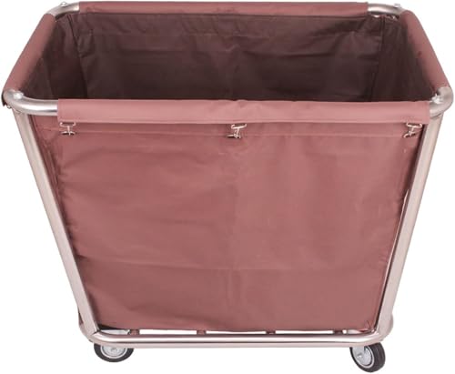 Wäschekorb Mit Rollenden Rädern Große wasserdichte Wäscheaufbewahrung Hochleistungs-wäschekorb Multifunktionaler Tragbarer Wäschesack Wäschesortierwagen, Brown, 90×65×80cm Wäschekorb Mit Rollenden Rädern Große wasserdichte Wäscheaufbewahrung Hochleistungs-wäschekorb Multifunktionaler Tragbarer Wäschesack Wäschesortierwagen, Brown, 90×65×80cm von Generic
