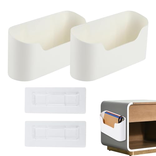 Wall Mount Storage Bins - 2 Cabinet Door Storage Box, Wall Mounted Storage Box | Refrigerator Side Kitchen Organizer for Bathroom, Pantry, Laundry, No Drilling Wall Mount Storage Bins - 2 Cabinet Door Storage Box, Wall Mounted Storage Box | Refrigerator Side Kitchen Organizer for Bathroom, Pantry, Laundry, No Drilling von Generic