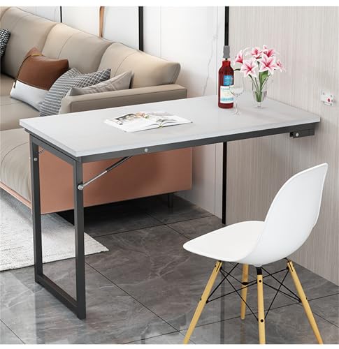 Wall Mounted Folding Desk Table - Compact Drop-Leaf Wooden Table for Kitchen Study Bedroom Bathroom Balcony - Space-Saving 120x50x75cm Design Wall Mounted Folding Desk Table - Compact Drop-Leaf Wooden Table for Kitchen Study Bedroom Bathroom Balcony - Space-Saving 120x50x75cm Design von Generic