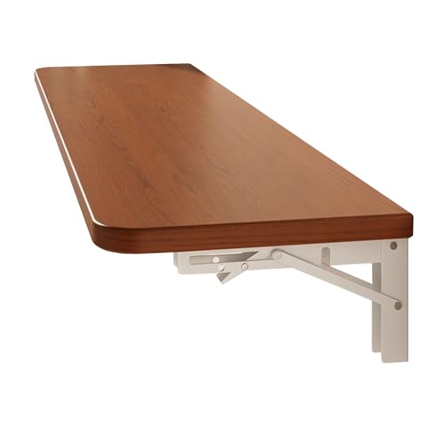 Wand Klapptisch, Wandklapptisch, Stanzfreie Installation, Faltbar, Geeignet für Wohnzimmerdekorationen, Bücherregale und Küchenaufbewahrung(100x24cm/39x9.5in) von Generic