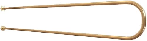 Wandbehang Metall Gardinenstange - Seitlicher Vorhang Stützstange - Schönheitssalon Trennwand Gardinenstange, Gold, 200cm von Generic