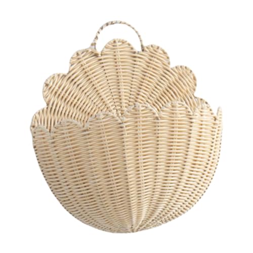 Wandbehangkorb Hängender Aufbewahrungskorb Imitation Rattan Handgewebte Pflanzen Wandkörbe, S von HuadaXtai