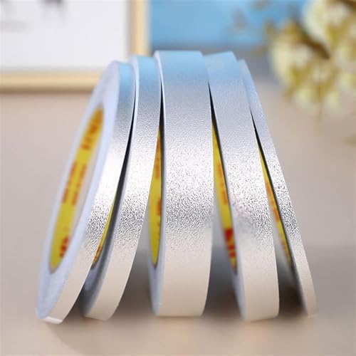 Wandeinfassung Randverkleidung 82ft Selbstklebende Streifen Dekor Grenzpaneele Abziehen Und Kleben Deckendekoration, Silver, W: 2.5cm(0.98inch) von Generic