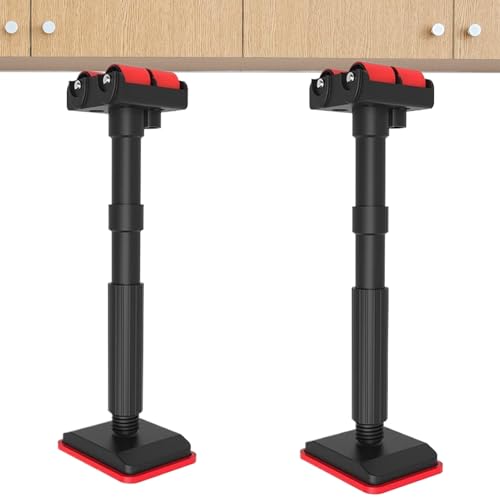 Wandhebende Unterstützung - Erweiterbare Metallstange, robuste verstellbare Unterstützung | Erleichterte Installation von suspendierten Möbeln, präzise Positionierung von Wandelementen, Zeit von Generic