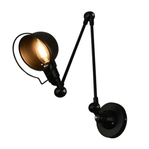Wandlampen, Langarm-Wandleuchte, Verstellbare-Wandlamfür Den Innenbereich, Retro-Industrie-Schwenkarm-Nachttischlampe, E27, Wohnzimmer-Wandleselampen Für Schlafzimmer, Arbeitszimmer, Arbeitszimmer Wandlampen, Langarm-Wandleuchte, Verstellbare-Wandlamfür Den Innenbereich, Retro-Industrie-Schwenkarm-Nachttischlampe, E27, Wohnzimmer-Wandleselampen Für Schlafzimmer, Arbeitszimmer, Arbeitszimmer von Generic