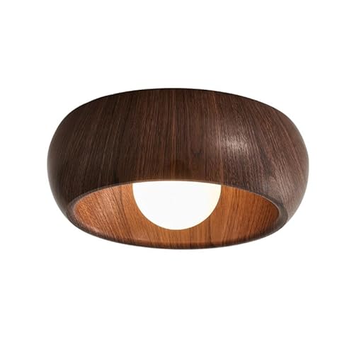 Wandlampen, Metallschalenförmige-Deckenlampe,Terputz-Deckenleuchte Aus Der Mitte Des Jahrhunderts Mit Nachgemachter Maserufür Den Flur In Küched Schlafzimmer/Walnussfarbe/a Wandlampen, Metallschalenförmige-Deckenlampe,Terputz-Deckenleuchte Aus Der Mitte Des Jahrhunderts Mit Nachgemachter Maserufür Den Flur In Küched Schlafzimmer/Walnussfarbe/a von Generic