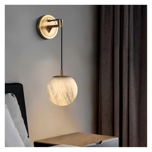 Wandlampen, Spanische Wandlamaus Natürlichem Marmor, Für Flur, Treppenhaus, Schlafzimmer, Kopfteil, Komplett Aus Kupfer/Eine Farbe/10 cm Wandlampen, Spanische Wandlamaus Natürlichem Marmor, Für Flur, Treppenhaus, Schlafzimmer, Kopfteil, Komplett Aus Kupfer/Eine Farbe/10 cm von Generic