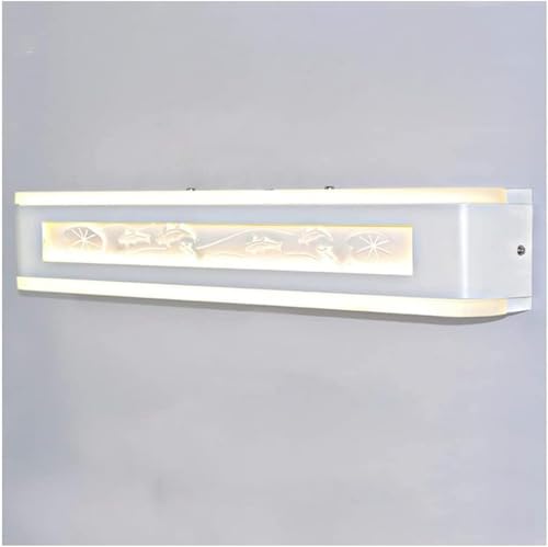 Wandleuchten, Spiegellamspiegelfrontleuchte Edelstamodernemalistische Badezimmerspiegellambadezimmer Wc Wandleuchte/Warmes Licht/53 cm von Generic