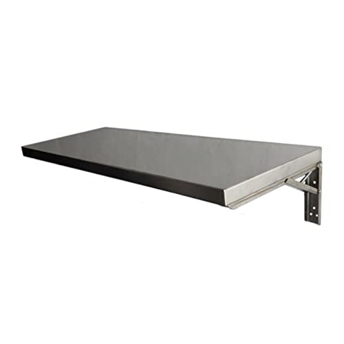 Wandmontage Edelstahl Faltbare Esstisch für Home Office Platzsparend Metall Unterstützung Computer-Workstation mit Drop Leaf Design Wandmontage Edelstahl Faltbare Esstisch für Home Office Platzsparend Metall Unterstützung Computer-Workstation mit Drop Leaf Design von Generic