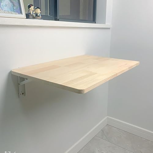 Wandmontierter Klapptisch, Schwimmender Klappbarer Computertisch, Platzsparende Drop-Leaf-tische, Wäschearbeitsplatz, Esstisch, Computertisch, Wandtische Für Kleine Räume, 50x40cm von Generic