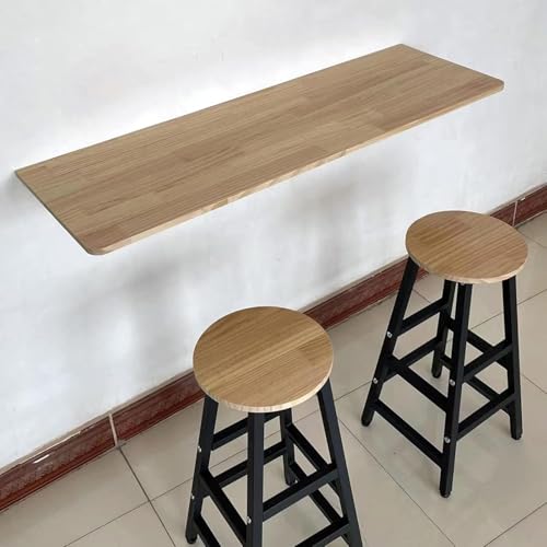 Wandmontierter Klapptisch Für Kleine, Für Die Küche Frühstücks-bartisch, Kleiner Raum Drop Leaf Esstisch, Arbeit Für Home Office Waschküche, 120x20(47.2x7.9in) von Generic