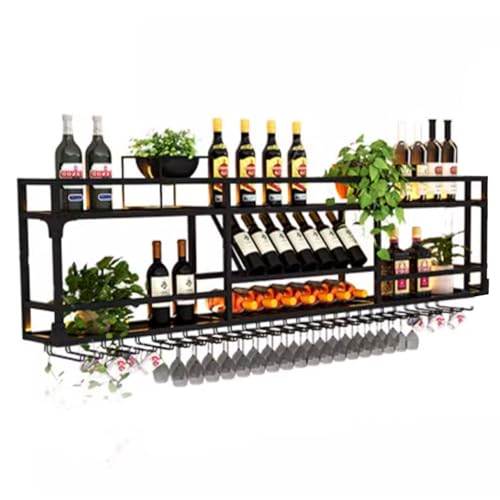 Wandmontiertes Weinregal Weinwandregal Moderne Bar mit großer Kapazität Metall schwimmende Bar Spirituosenregale Schwimmende Weinregale Eisenregal Spirituosenregal Wandmontiertes Weinregal M Wandmontiertes Weinregal Weinwandregal Moderne Bar mit großer Kapazität Metall schwimmende Bar Spirituosenregale Schwimmende Weinregale Eisenregal Spirituosenregal Wandmontiertes Weinregal M von Generic