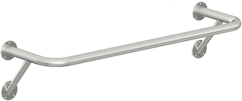 Wandmouted Clothig Garmet Rack, Moder Simple Clothig Store Display Stad Garmet Bar, Mehrzweck Hagig Rod Metall Rohr Kleiderständer, Schrank Aufbewahrung Kleider Orgaizer Handtuchhal, Silvery, 250 von Generic