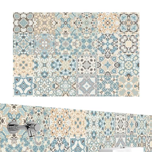 Wandpaneele Peel & Stab, Aufkleber Selbstklebend - Simulation Fliesen Aufkleber Bunte Wandaufkleber 24 Stück | Exquisite Pattern Wallpaper haftet die Einrichtung Wandpaneele Peel & Stab, Aufkleber Selbstklebend - Simulation Fliesen Aufkleber Bunte Wandaufkleber 24 Stück | Exquisite Pattern Wallpaper haftet die Einrichtung von Generic