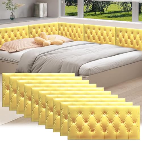 Wandpaneele zum Abziehen und Aufkleben Wandpolster Gepolstert Antikollisions Tapete Bettkopfteil Selbstklebend Wandpaneel für Büro Schlafzimmer Wandpaneele zum Abziehen und Aufkleben Wandpolster Gepolstert Antikollisions Tapete Bettkopfteil Selbstklebend Wandpaneel für Büro Schlafzimmer von Generic