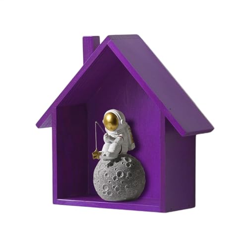Wandregal für zu Hause, rustikales Holzregal | Schild für das Haus des Landhauses, entzückende Dekoration für Kinderzimmer, kleine dekorative Aufbewahrung für Wohnzimmer von EST Wandregal für zu Hause, rustikales Holzregal | Schild für das Haus des Landhauses, entzückende Dekoration für Kinderzimmer, kleine dekorative Aufbewahrung für Wohnzimmer von EST von Generic