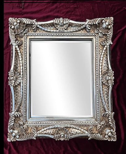 Wandspiegel Rahmenspiegel Barockspiegel Spiegel In Alt Silber 73x63 cm Renaissance Opulenter Prachtvoller Nostalgie Antik Barock Repro Barockstil Wandspiegel Rahmenspiegel Barockspiegel Spiegel In Alt Silber 73x63 cm Renaissance Opulenter Prachtvoller Nostalgie Antik Barock Repro Barockstil von Generic