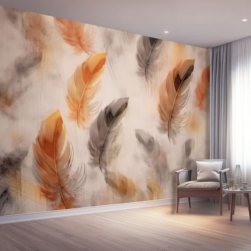 Wandtapete Abstrakt Textur Federn Fototapete 300 x 210 cm, Bunt Tapete Bild Dekoration Wanddeko, Tapete Panorama Poster für Mädchen, Jungs Schlafzimmer Wohnzimmer Wandtapete Abstrakt Textur Federn Fototapete 300 x 210 cm, Bunt Tapete Bild Dekoration Wanddeko, Tapete Panorama Poster für Mädchen, Jungs Schlafzimmer Wohnzimmer von Generic