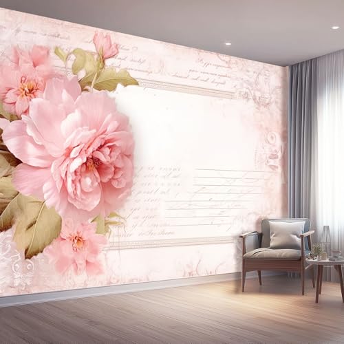 Wandtapete Elegant Text Vintage Romantik Fototapete 300 x 210 cm, Bunt Tapete Bild Dekoration Wanddeko, Tapete Panorama Poster für Mädchen, Jungs Schlafzimmer Wohnzimmer Wandtapete Elegant Text Vintage Romantik Fototapete 300 x 210 cm, Bunt Tapete Bild Dekoration Wanddeko, Tapete Panorama Poster für Mädchen, Jungs Schlafzimmer Wohnzimmer von Generic