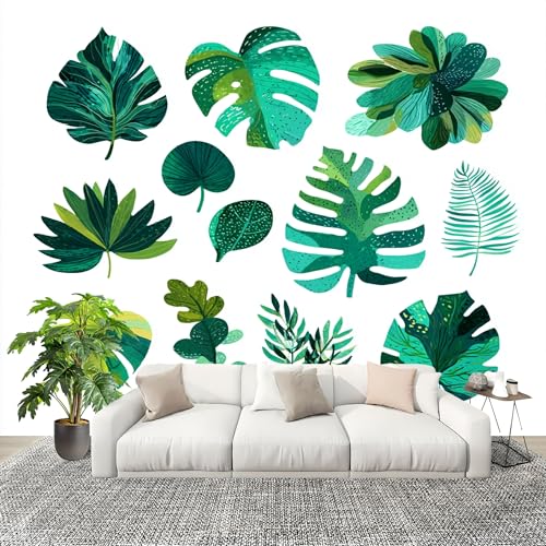 Wandtapete Fototapete 250x175 cm Tropisches Pflanzenthema Vliestapete Bild Dekoration Wandposter, GrüN Tapete Panorama Poster für Wohnzimmer, Schlafzimmer Wand Dekoration Wandtapete Fototapete 250x175 cm Tropisches Pflanzenthema Vliestapete Bild Dekoration Wandposter, GrüN Tapete Panorama Poster für Wohnzimmer, Schlafzimmer Wand Dekoration von Generic