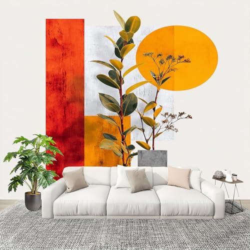 Wandtapete Fototapete 400x280 cm Abstrakte Kreative Dekoration Vliestapete Bild Dekoration Wandposter, Minimalismus Tapete Panorama Poster für Wohnzimmer, Schlafzimmer Wand Dekoration von Generic