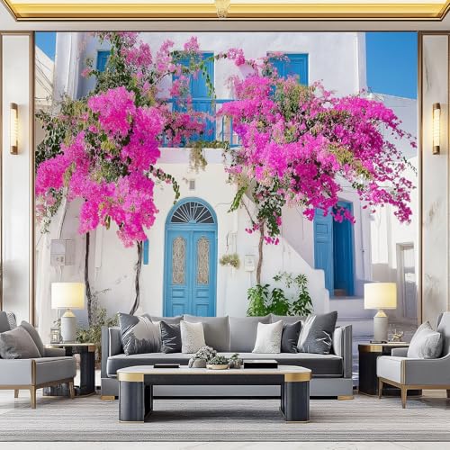 Wandtapete Vlies Fototapete Bunt - Nahaufnahme Blumen Haus Wanddeko, Perfekt für Wohnzimmer & Schlafzimmer, Einfach anzubringen, Nicht selbstklebend, 400 x 280 cm Wandtapete Vlies Fototapete Bunt - Nahaufnahme Blumen Haus Wanddeko, Perfekt für Wohnzimmer & Schlafzimmer, Einfach anzubringen, Nicht selbstklebend, 400 x 280 cm von Generic