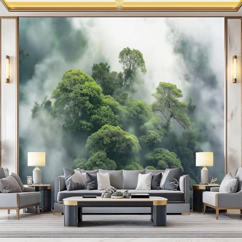 Wandtapete Vlies Fototapete Bunt - Natur Wolken Regenwald Wanddeko, Perfekt für Wohnzimmer & Schlafzimmer, Einfach anzubringen, Nicht selbstklebend, 400 x 280 cm Wandtapete Vlies Fototapete Bunt - Natur Wolken Regenwald Wanddeko, Perfekt für Wohnzimmer & Schlafzimmer, Einfach anzubringen, Nicht selbstklebend, 400 x 280 cm von Generic