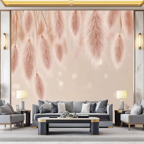 Wandtapete Vlies Fototapete Rosa - Fantasie Botanisch Romantisch Wanddeko, Perfekt für Wohnzimmer & Schlafzimmer, Einfach anzubringen, Nicht selbstklebend, 400 x 280 cm Wandtapete Vlies Fototapete Rosa - Fantasie Botanisch Romantisch Wanddeko, Perfekt für Wohnzimmer & Schlafzimmer, Einfach anzubringen, Nicht selbstklebend, 400 x 280 cm von Generic